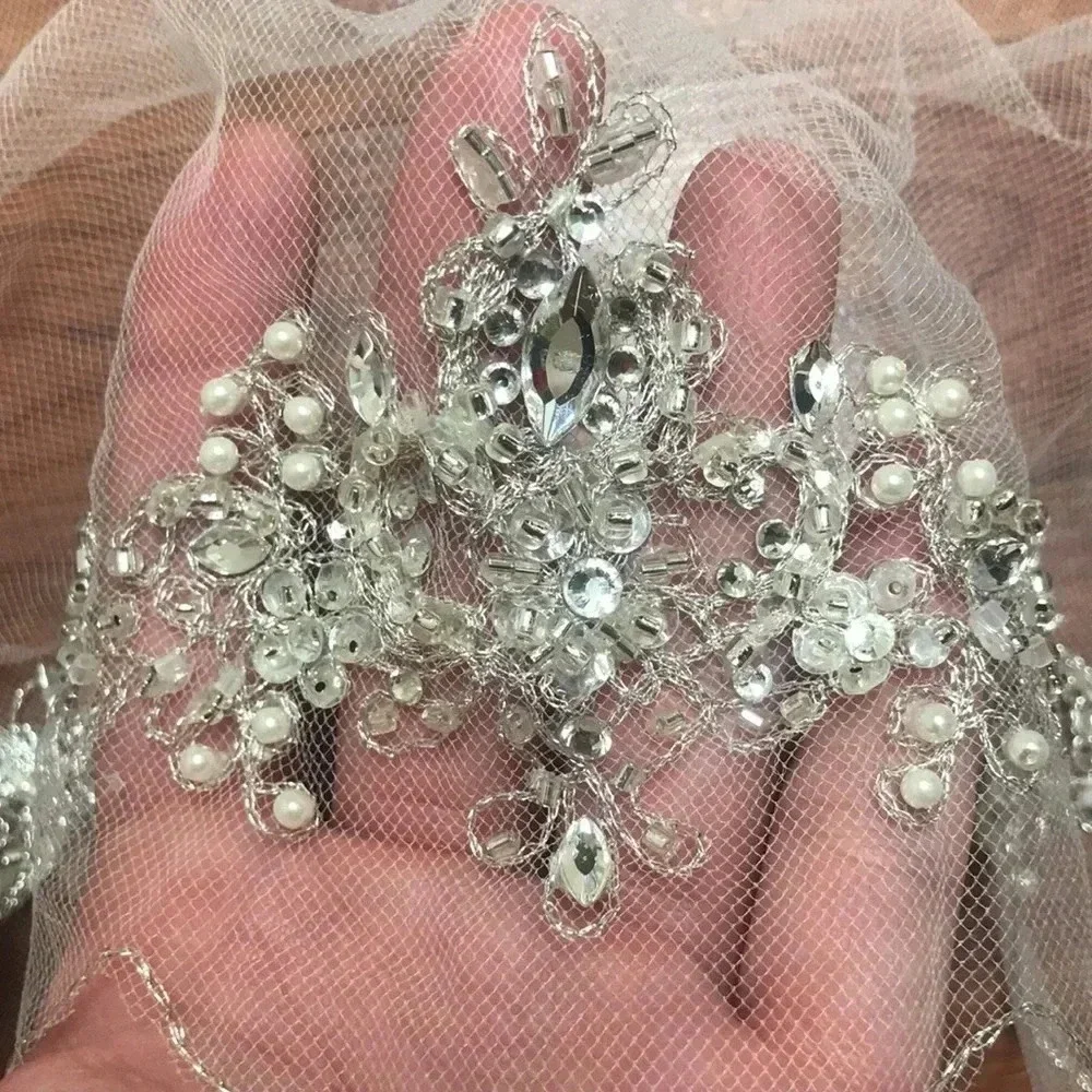 Davids Bridal few beaded length
